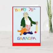 CARTE GRANDPA 70E ANNIVERSAIRE (Devant)