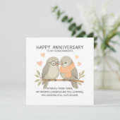 Carte Grandparents Anniversary (Debout devant)