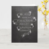 Carte Grands amis de Bunco (Fleur jaune)