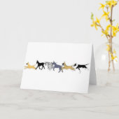 Carte Grands Danois (Fleur jaune)