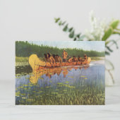 Carte Grands Explorateurs par Remington, Pionniers de l' (Debout devant)