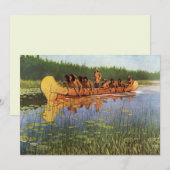 Carte Grands Explorateurs par Remington, Pionniers de l' (Devant / Derrière)