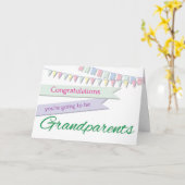 Carte Grands-parents (Fleur jaune)