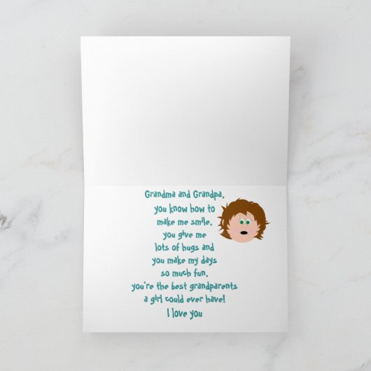 Carte Grands-parents (Intérieur)