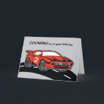 Carte Grandson 2 ans voiture de sport rouge<br><div class="desc">Célébrez le voyage de votre petit-fils dans les deux terribles avec cette carte vibrante avec une voiture de sport rouge qui roule à travers l'excitation! Le numéro 2 ajoute une touche spéciale, ainsi que le mot Grandson sur la voiture, ce qui en fait une parfaite correspondance pour votre speedster de...</div>