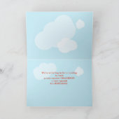 Carte Grandson, 4e anniversaire avec hélicoptère (Intérieur)