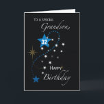 Carte Grandson âge personnalisé Anniversaire Étoile Insp<br><div class="desc">Que ce soit pour le 32e,  le 35e ou même un 45e anniversaire,  cette carte serait adaptée à l’occasion en raison de l’âge personnalisable sur le devant. Donc si vous voulez envoyer des voeux d'anniversaire à votre cher petit-fils,  voici la carte pour lui.</div>