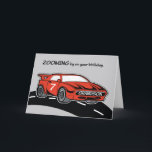 Carte Grandson Anniversaire 7 âge Red Sports Voiture<br><div class="desc">Maintenant que votre petit-fils est sur le point de fêter son 7ème anniversaire très bientôt,  vous devriez vous dépêcher d'obtenir une copie de cette carte maintenant. Il appréciera que vous lui donniez ceci.</div>