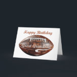 Carte Grandson Anniversaire Grunge Large Football<br><div class="desc">La Grande Grandson Birthday Grunge Large Football Card est un choix idéal pour les amateurs de sport qui apprécient un design robuste et audacieux. La carte présente une esthétique grunge dynamique, alliant des textures en mauvais état et des graphismes pointus qui lui donnent une sensation unique et contemporaine. Dominant le...</div>