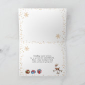 Carte Grandson Christmas Père Noël Snowman Roudolph Card (Intérieur)