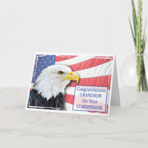 Carte Grandson, en commande avec un aigle chauve