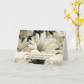 Carte Grandson et sa femme Mariage Day Félicitations (Fleur jaune)