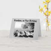 CARTE **GRANDSON** FAITES CE QUI VOUS REND "HEUREUX" ANN (Fleur jaune)