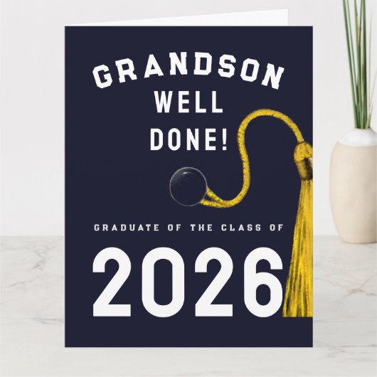 Carte Grandson Graduation 2025 Card (Devant)