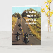 CARTE **GRANDSON** PROFITEZ DE L'EXCURSION "VOTRE ANNIVE (Fleur jaune)
