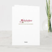 Carte Grandson Salutations de Pâques Lapin Blanc (Dos)