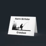 CARTE *GRANDSON* SEULEMENT LA MEILLEURE JOURNÉE DE PÊCHE<br><div class="desc">UN COOL SOUHAITE POUR CE "PÊCHEUR" DANS VOTRE VIE ! ! ! ET MERCI D'ARRÊTER À L'UN DE MES HUIT MAGASINS ET DE REVENIR BIENTÔT !</div>