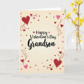 Carte Grandson Valentine Greeting Card (Fleur jaune)