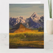 Carte Grange au Grand Teton, par Gary Poling (Devant)