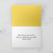 Carte Grange d'anniversaire dans un champ de fleurs sauv (Intérieur)