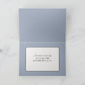 Carte Grange d'hiver dans les flocons de neige Anniversa (Intérieur)