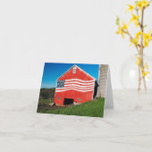 Carte Grange patriotique (Fleur jaune)