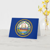 Carte Granite Stater Seal, Seal of New Hampshire (Fleur jaune)