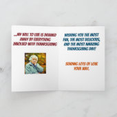 Carte Granny Stress Funny Thanksgiving (Intérieur)