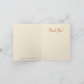 Carte Grapevine vintage d'automne et d'oiseaux japonais (Intérieur)