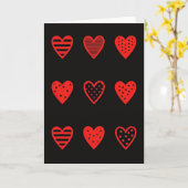 Carte graphique à cœur sincère (Fleur jaune)
