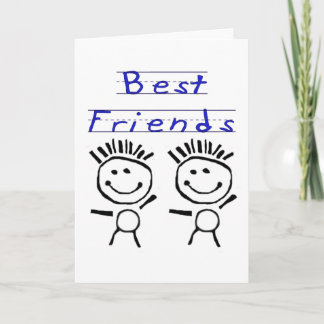 Carte Graphique à coller Meilleurs amis