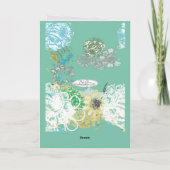 Carte Graphique à main floral Imaginaire (Dos)