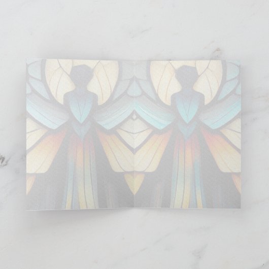 Carte graphique Angel en verre tendu (Intérieur)