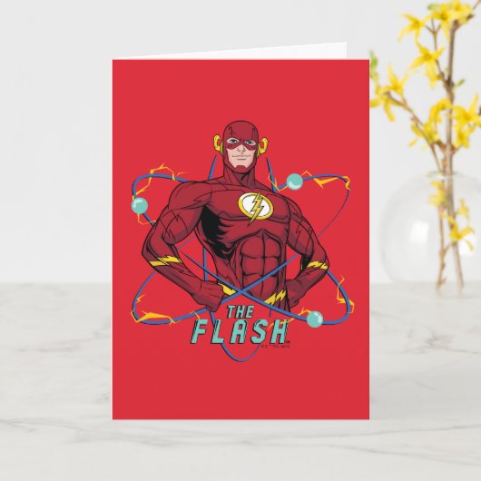 Carte Graphique atomique Flash de dessin (Fleur jaune)