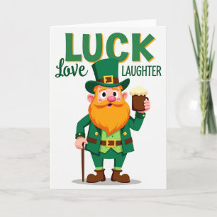 Carte Graphique Chanceux Leprechaun