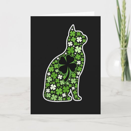 Carte graphique Chat Chanceux (Devant)