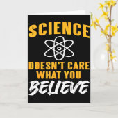 Carte Graphique d'atome La science se fiche de ce que vo (Fleur jaune)