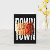 Carte Graphique de basket-ball à 3 points - Centre-ville (Fleur jaune)