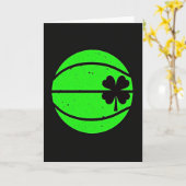 Carte graphique de basketball chanceux (Fleur jaune)