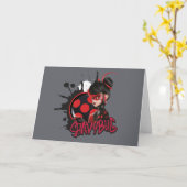 Carte Graphique de caractères de Shadybug à revers Mirac (Fleur jaune)