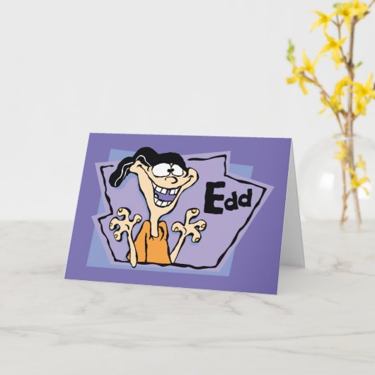 Carte Graphique de caractères d'édition (Fleur jaune)