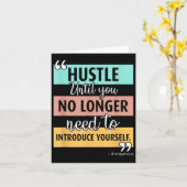 Carte Graphique de citation d'occasion motivationnelle (Fleur jaune)