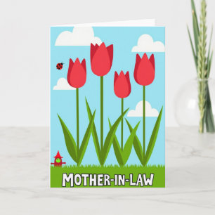 Carte graphique de fête des mères de printemps