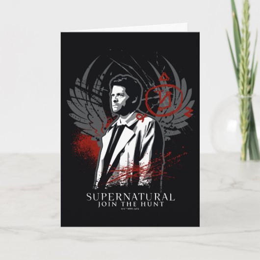 Carte Graphique de graffiti de Castiel surnaturel (Devant)