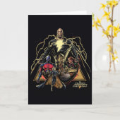 Carte Graphique de groupe triangulaire Adam noir (Fleur jaune)