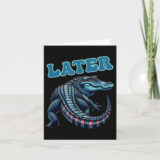 Carte Graphique de l'alligator Gator (Devant)