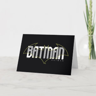 Carte Graphique de nom haute technologie Batman