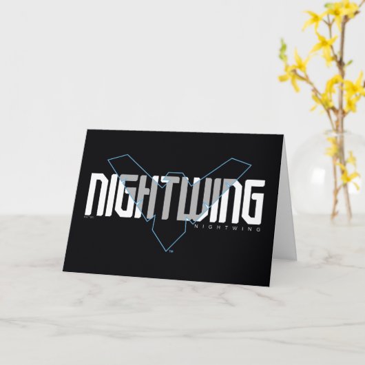 Carte Graphique de nom high-tech Nightwing (Fleur jaune)