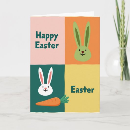 Carte graphique de Pâques (Devant)