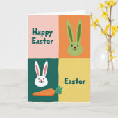 Carte graphique de Pâques (Fleur jaune)